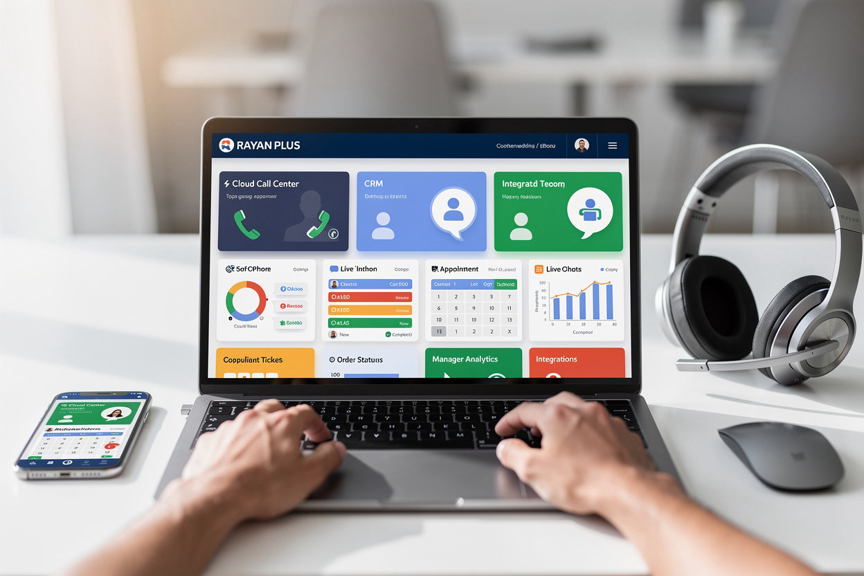 RAYAN PLUS منصة خدمة العملاء الذكية - نظام متكامل للتواصل والإدارة